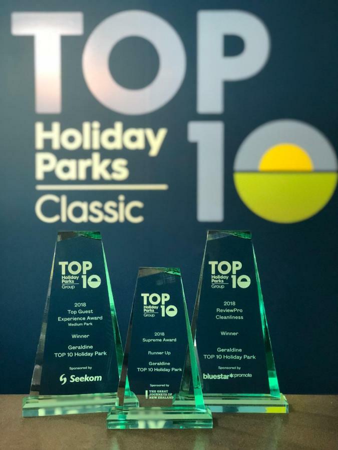 Geraldine Top 10 Holiday Park Eksteriør bilde